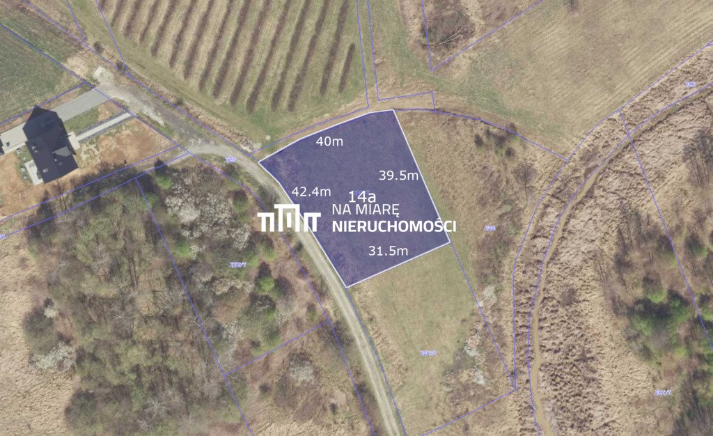 Działka 28 arów z pozwoleniem na budowę, blisko Rzeszowa Krasne  1 398m2 Foto 1