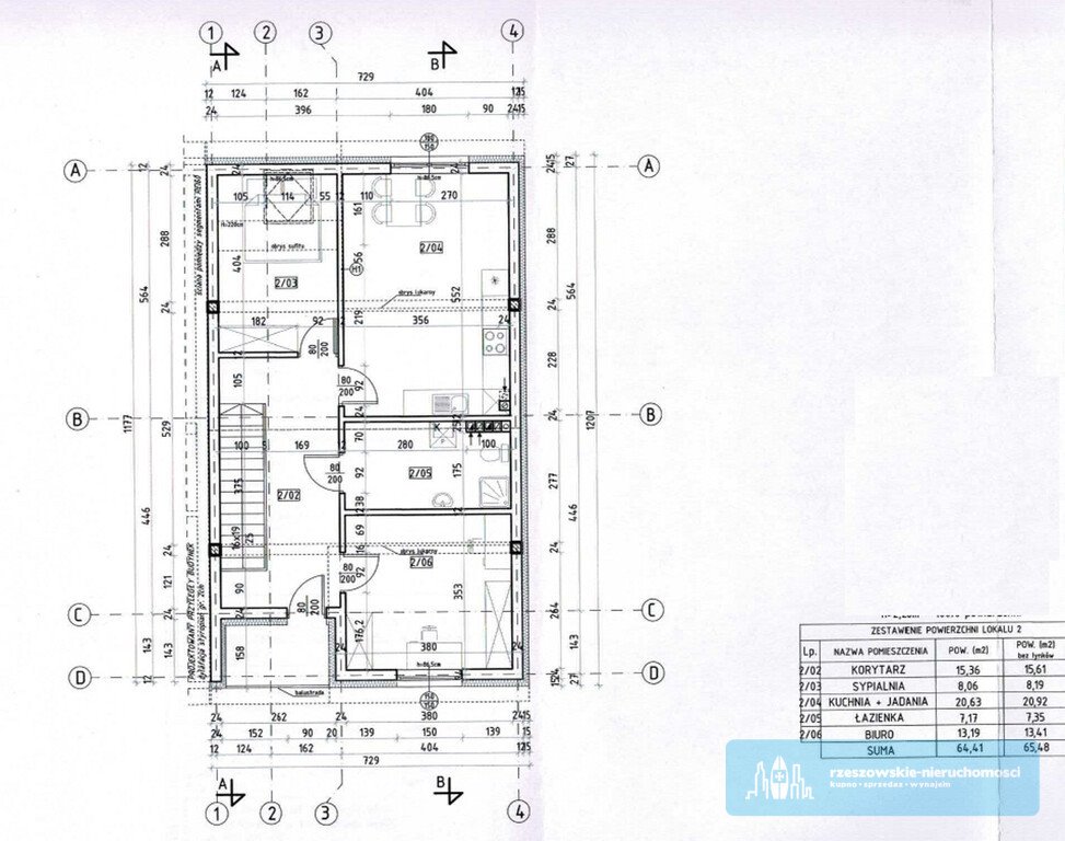 Mieszkanie trzypokojowe na sprzedaż Boguchwała  64m2 Foto 3