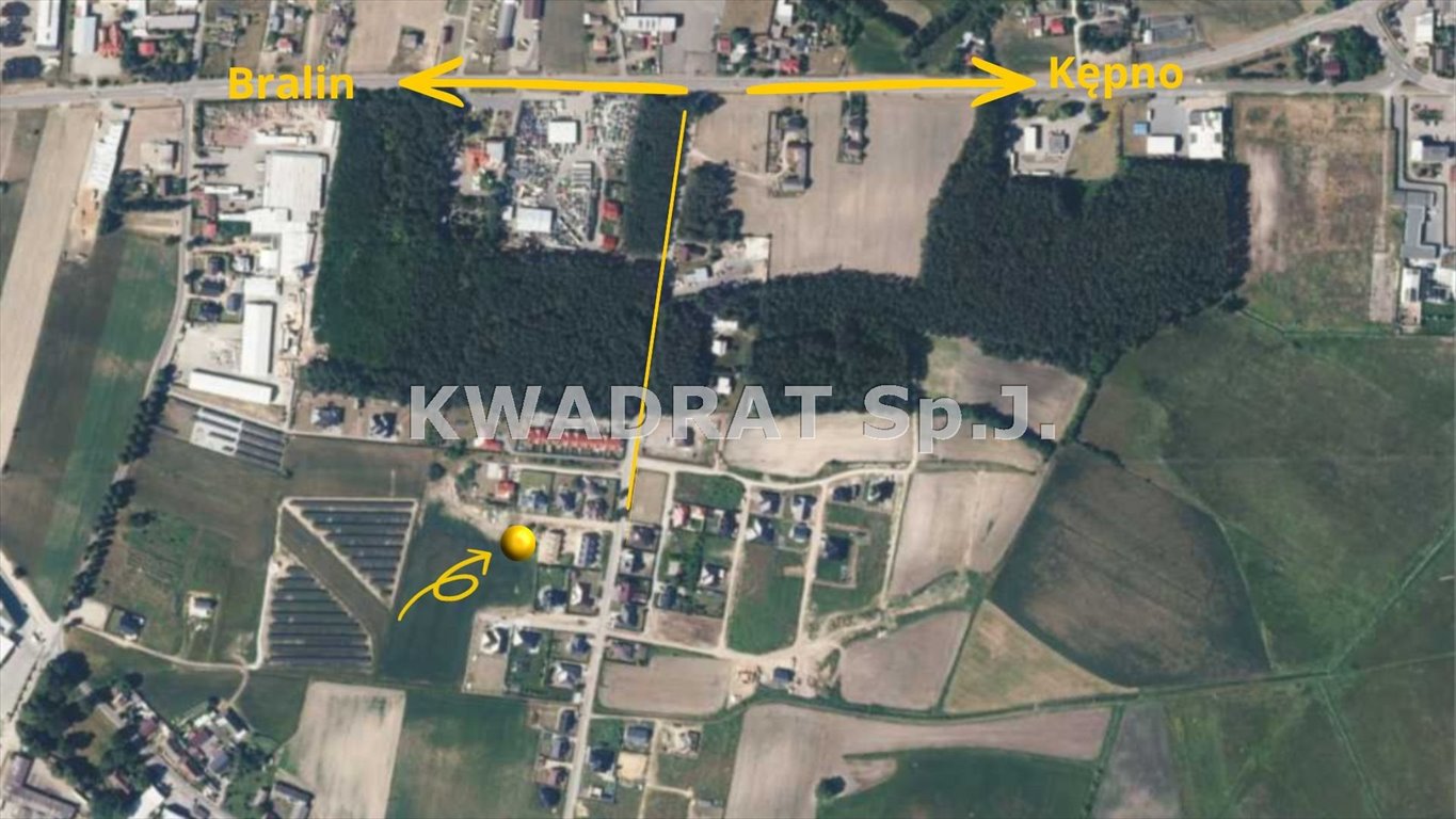 Działka budowlana 1213 m² w Chojęcinie - idealna pod dom Chojęcin  1 213m2 Foto 1
