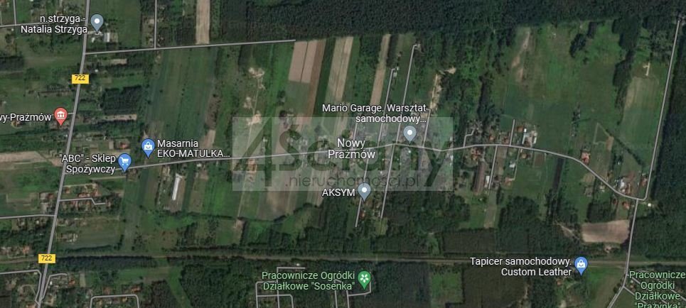 Działka 3000 m² pod dom i usługi, blisko lasu Nowy Prażmów  3 000m2 Foto 1