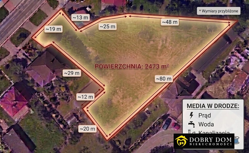 Działka 2473 m² z WZ na 2 szeregówki - Kolno polecam Kolno  2 473m2 Foto 1