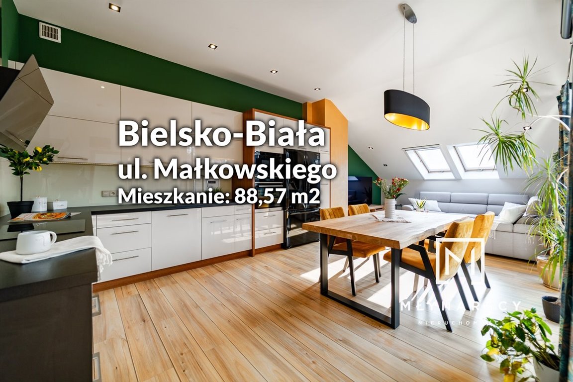 Mieszkanie trzypokojowe na sprzedaż Bielsko-Biała, Olszówka, Małkowskiego  89m2 Foto 9