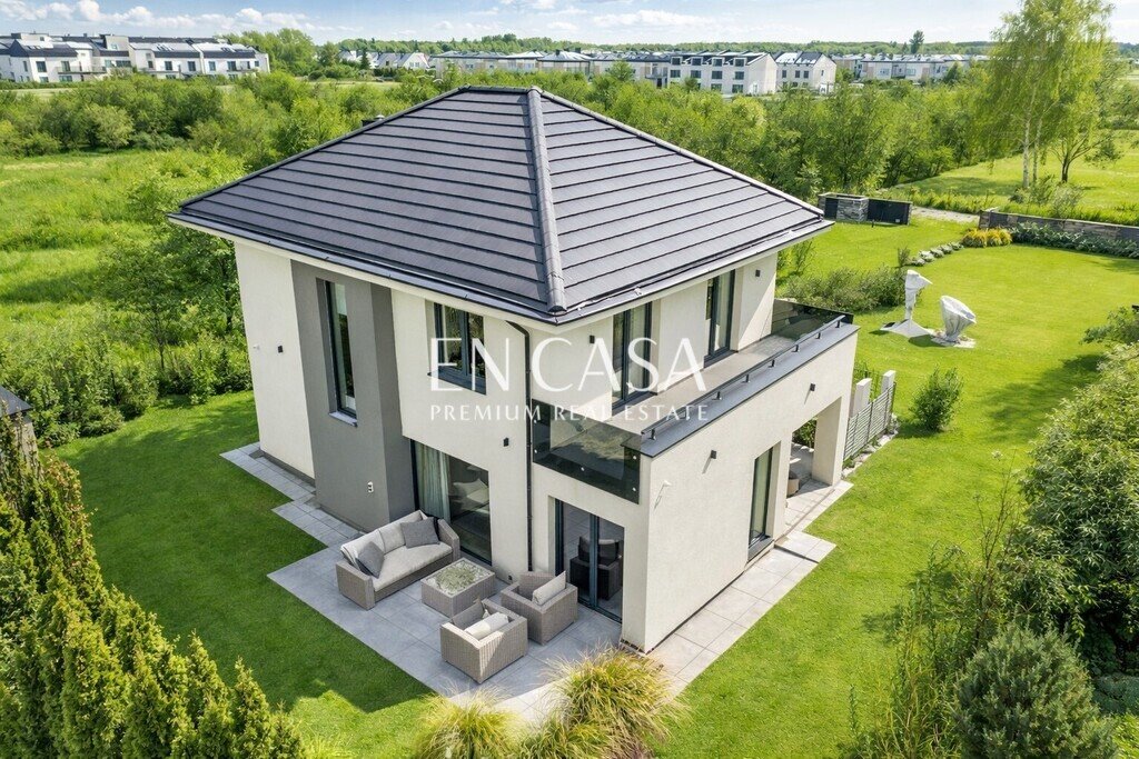 Przestronny, nowoczesny dom 217 m² z garażem i ogrodem Warszawa, Białołęka, Opłotki  217m2 Foto 1