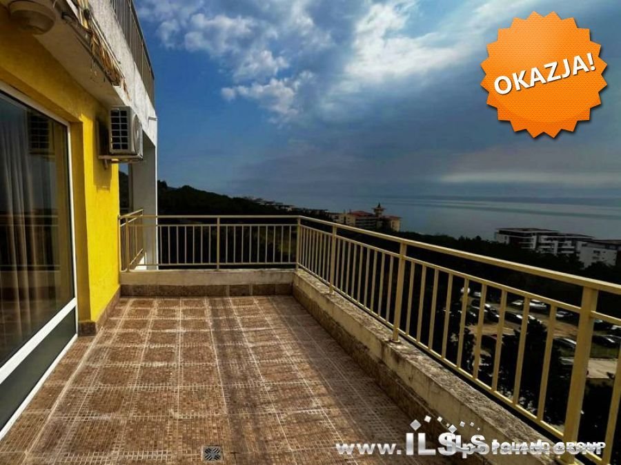 Umeblowany apartament z panoramicznym widokiem na morze Bułgaria, Sveti Vlas, CROWN FORT CLUB  45m2 Foto 1