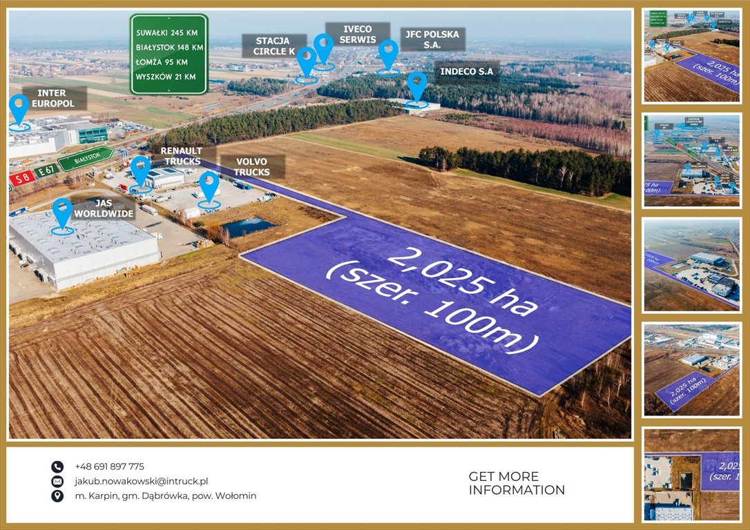 Działka rolna na sprzedaż Karpin, Białostocka  20 250m2 Foto 3