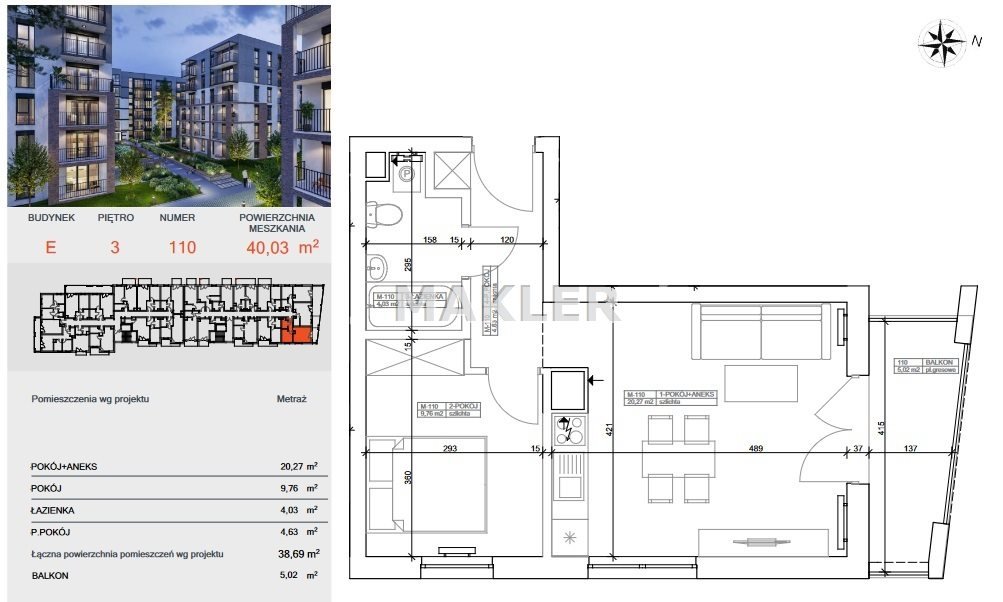 Mieszkanie dwupokojowe na sprzedaż Bydgoszcz, Bocianowo  40m2 Foto 5