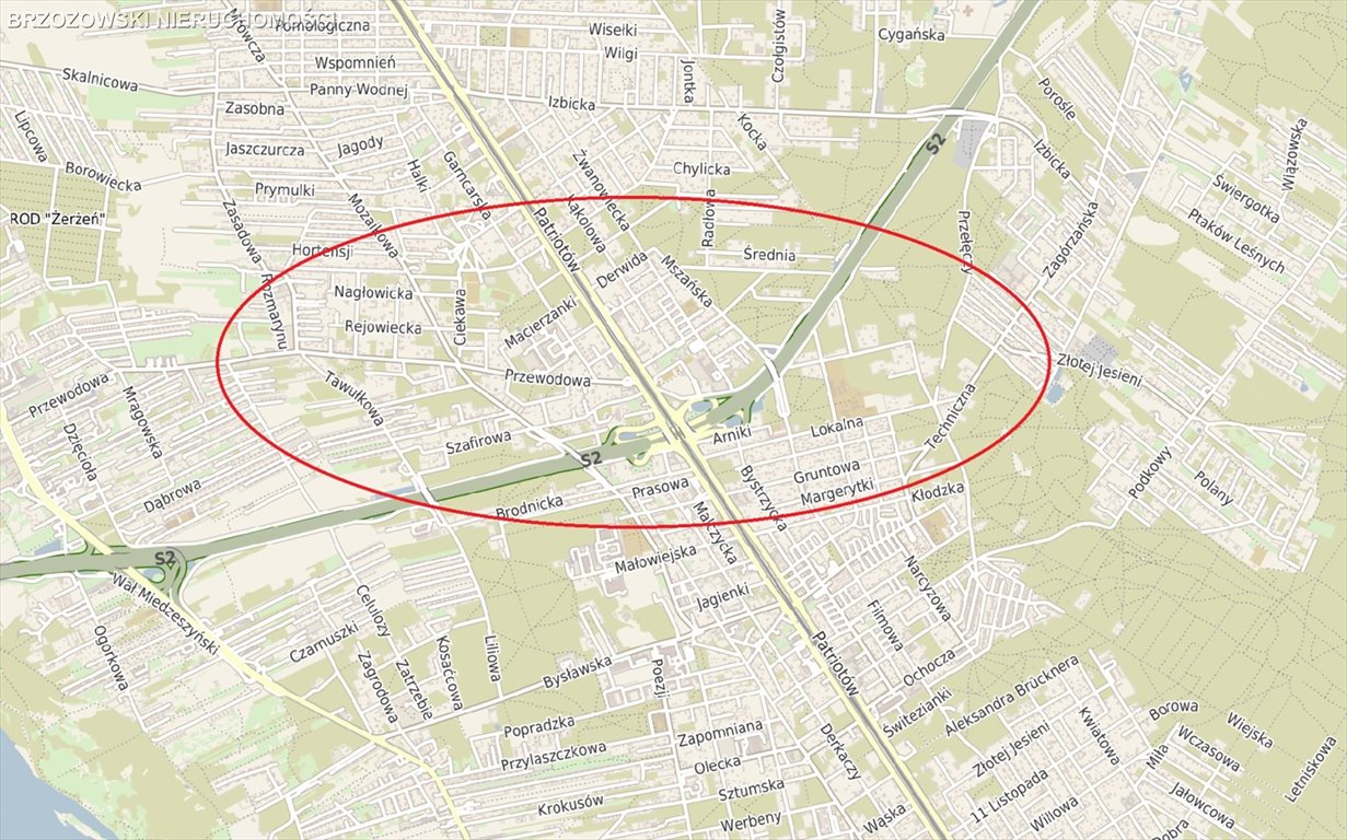 Działka budowlana na sprzedaż Warszawa, Wawer, Miedzeszyn  2 047m2 Foto 1