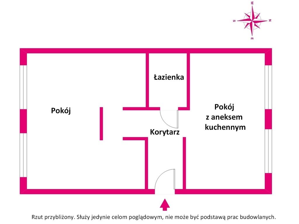 Mieszkanie trzypokojowe na sprzedaż Łuków, Józefa Piłsudskiego  63m2 Foto 3