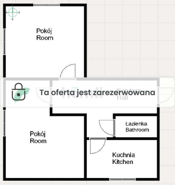 Mieszkanie dwupokojowe na sprzedaż Rawa Mazowiecka, Zamkowa Wola  48m2 Foto 1