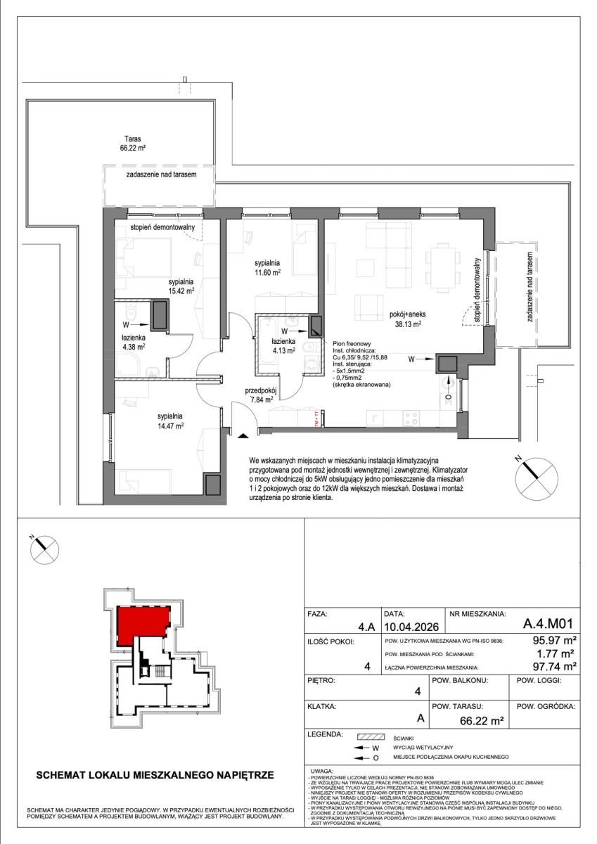 Do sprzedania nowoczesny apartament 4 pok. z Smart Home i tarasem Gdańsk, Brzeźno, Bogumiła Kobieli  96m2 Foto 1