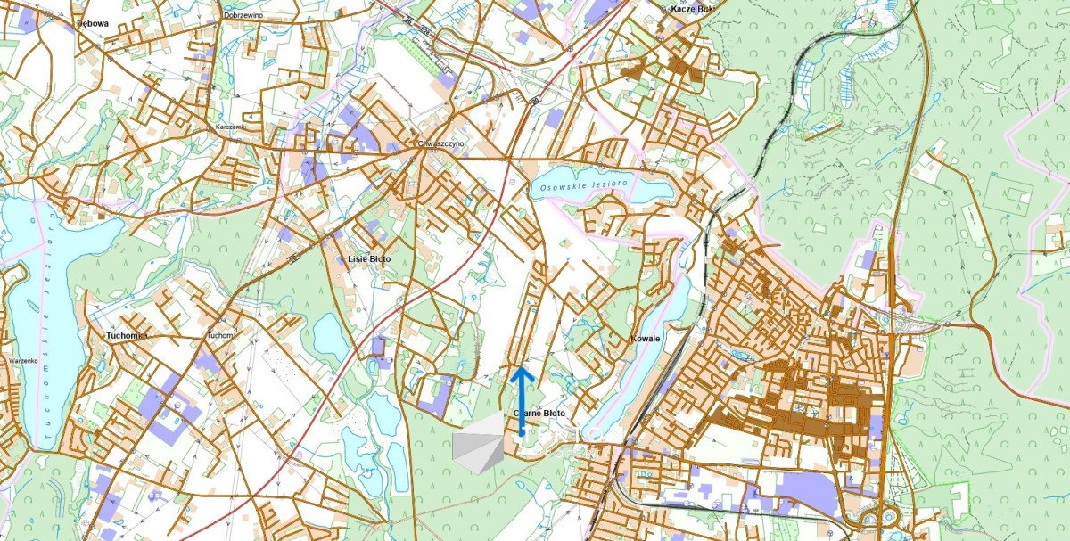 Działka budowlana na sprzedaż Chwaszczyno, Kasztanowa  1 173m2 Foto 1