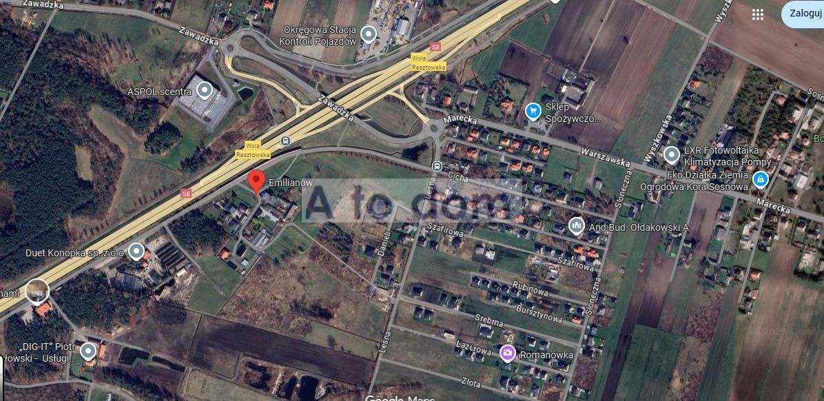 Działka budowlana na sprzedaż Emilianów  1 000m2 Foto 1