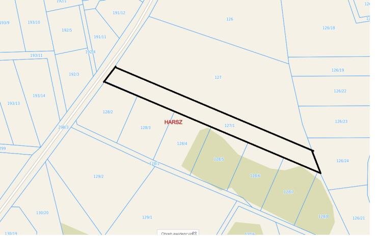 Działka 5494 m² pod zabudowę w Harszu, Mazury Harsz  5 494m2 Foto 1