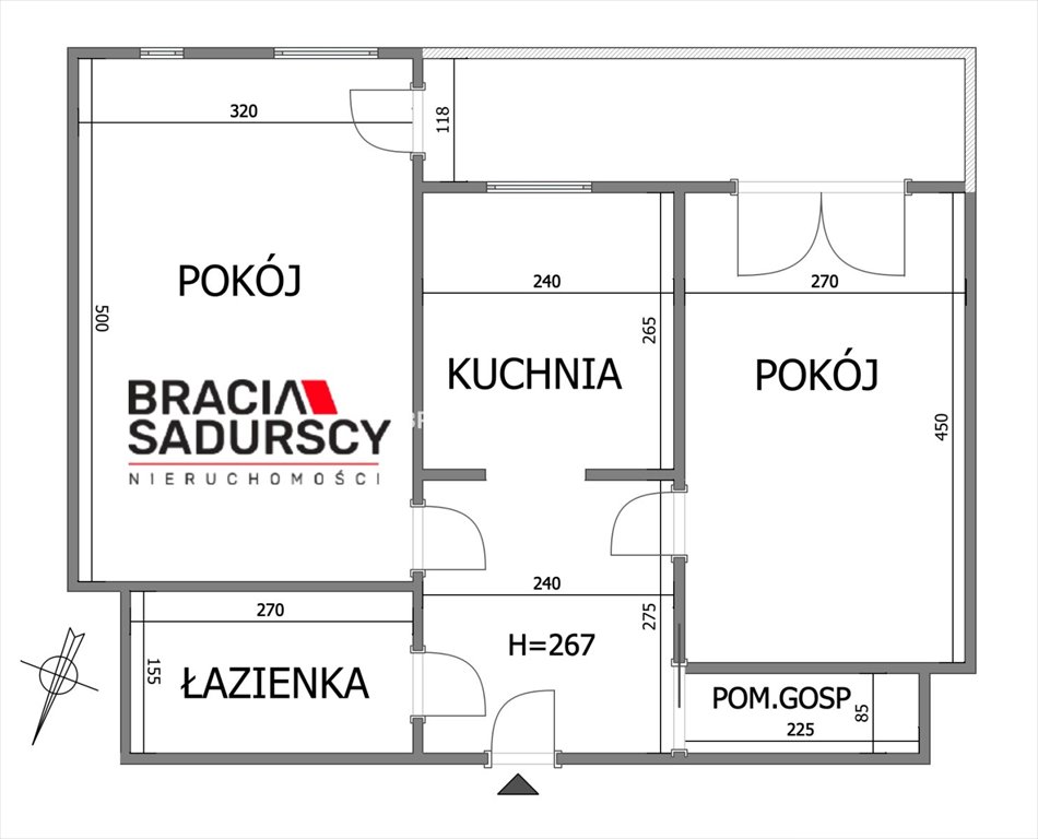 Mieszkanie dwupokojowe na sprzedaż Kraków, Podgórze Duchackie, Bochenka  48m2 Foto 3