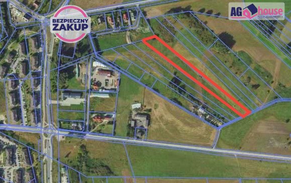 Sprzedam działkę inwestycyjną 7500 m² z projektem 5 domów Reda, Rolnicza  7 500m2 Foto 1