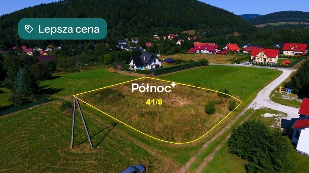 Działka budowlana z pozwoleniem i widokiem na góry polecam Goszów  1 657m2 Foto 1