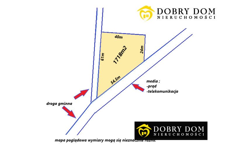 Działka 17 811 m² z mediami i warunkami zabudowy - polecam! Halickie  1 718m2 Foto 1