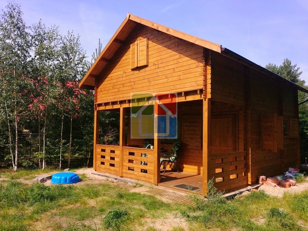 Urokliwy dom letniskowy 55 m2 z tarasem i pełnym wyposażeniem Miałkówek  55m2 Foto 1