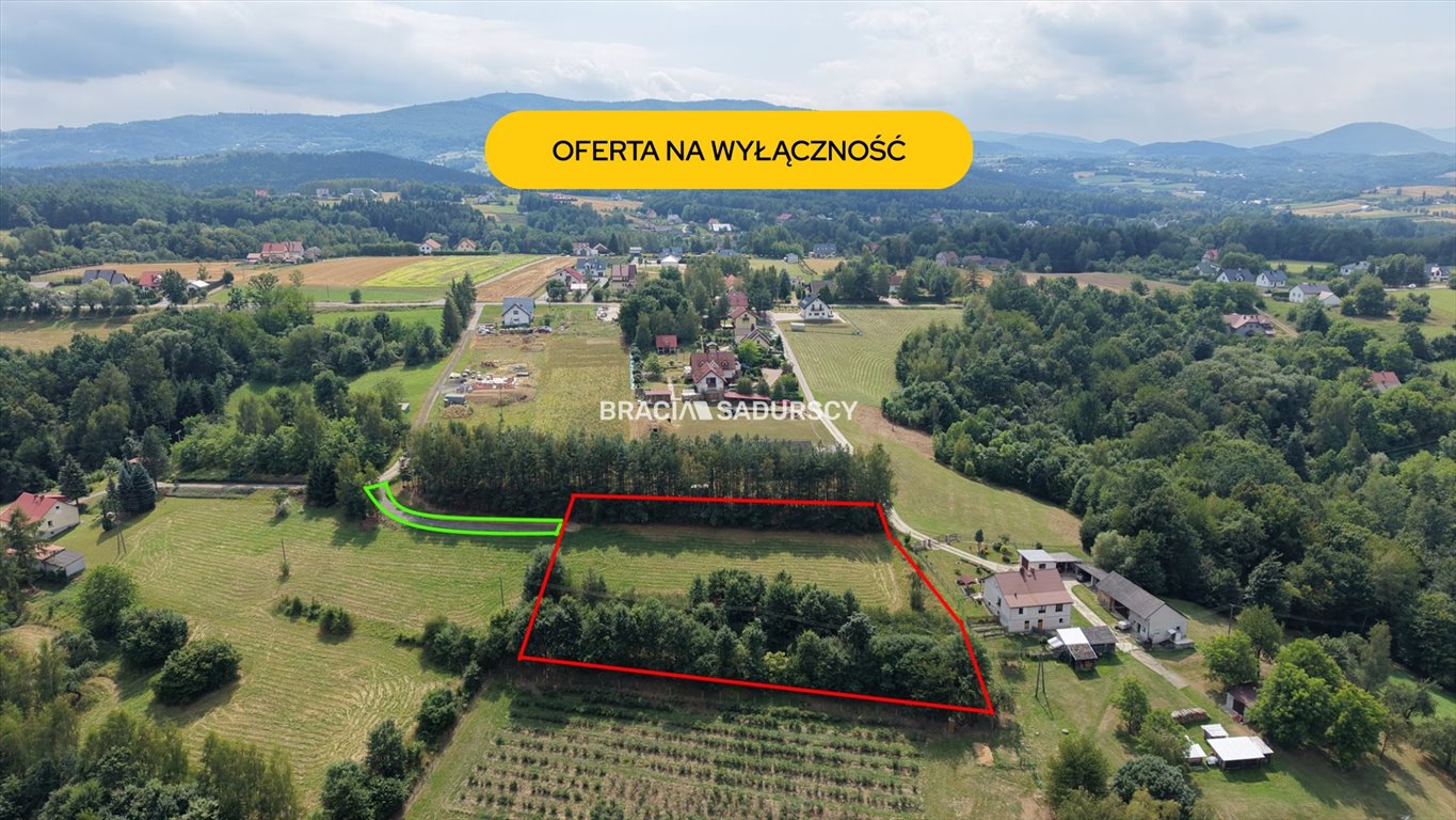 Polecam działkę 49 arów z potencjałem inwestycyjnym i rezydencjonalnym Łąkta Górna  4 898m2 Foto 1