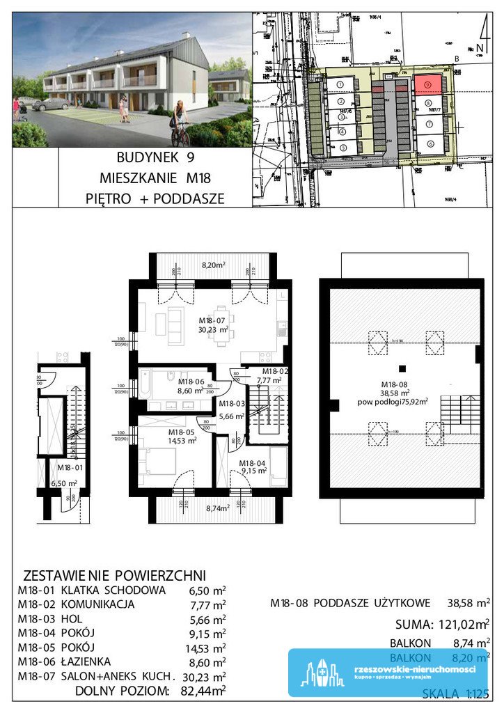 Mieszkanie czteropokojowe  na sprzedaż Rzeszów, Biała  121m2 Foto 2