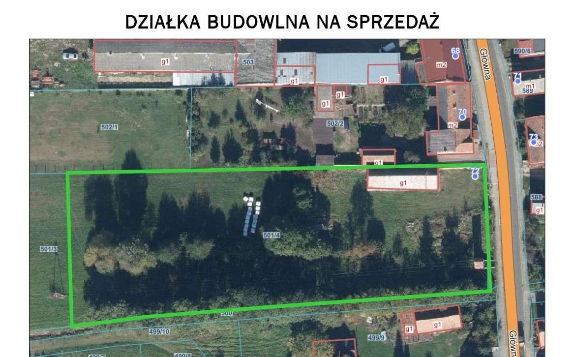 Działka 5596 m² pod dom i inwestycję, blisko jeziora Nądnia, ul. Główna  5 596m2 Foto 1