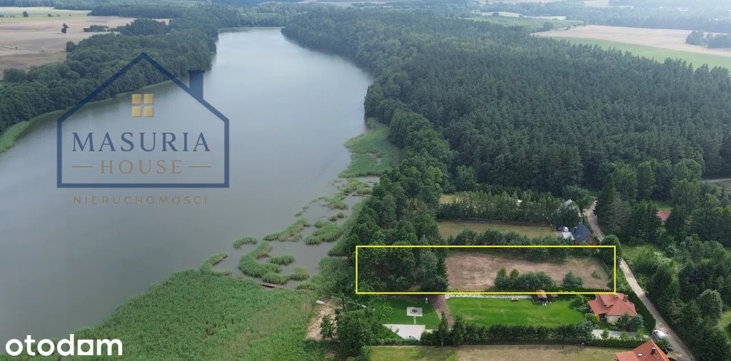 Sprzedam działkę 3317 m² z linią jeziora Lubień w Grunwald Lubian  3 317m2 Foto 1