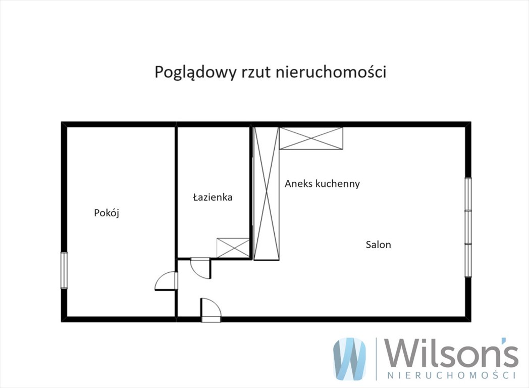 Mieszkanie dwupokojowe na sprzedaż Warszawa, Śródmieście Mirów, gen. Władysława Andersa  46m2 Foto 12