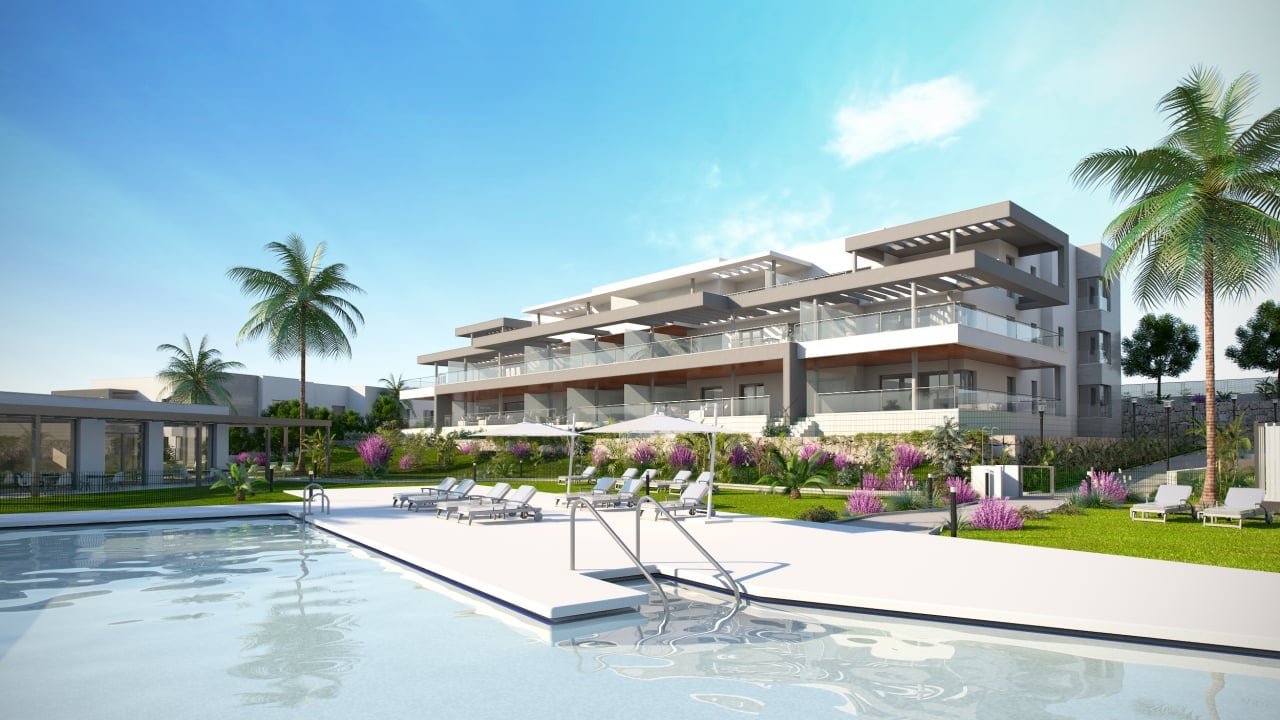 Ekskluzywne apartamenty z panoramicznym widokiem na morze Hiszpania, Valle Romano, Valle Romano, Estepona, Málaga  118m2 Foto 1