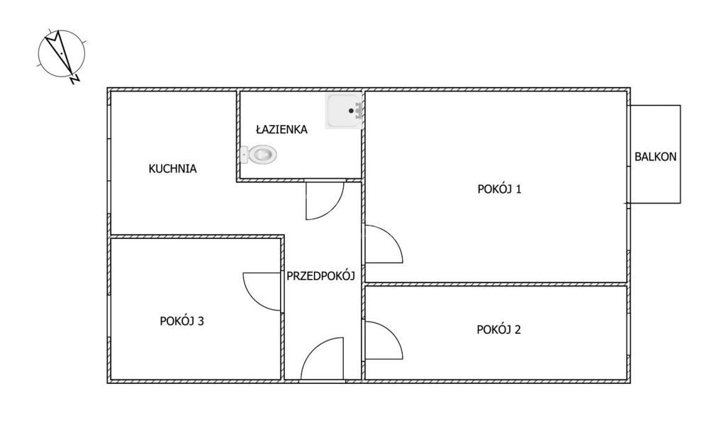 Pokój na wynajem Olsztyn, Dworcowa  48m2 Foto 8