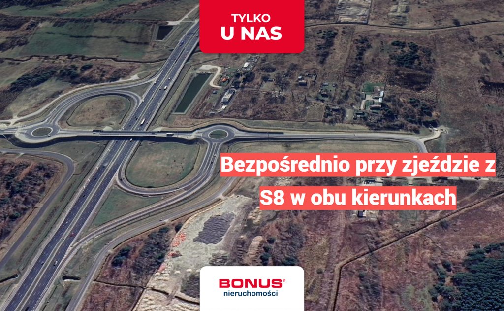 Polecam działkę przemysłową 11 600 m² przy S8 z dobrym dojazdem Nadma, Kozłówek  11 600m2 Foto 1
