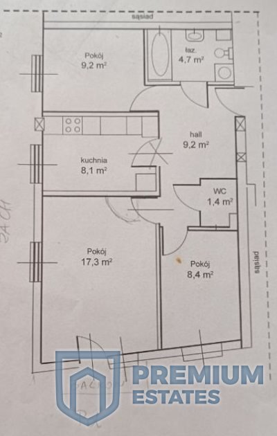 Mieszkanie trzypokojowe na sprzedaż Kraków, Prądnik Czerwony, Marchołta  58m2 Foto 10