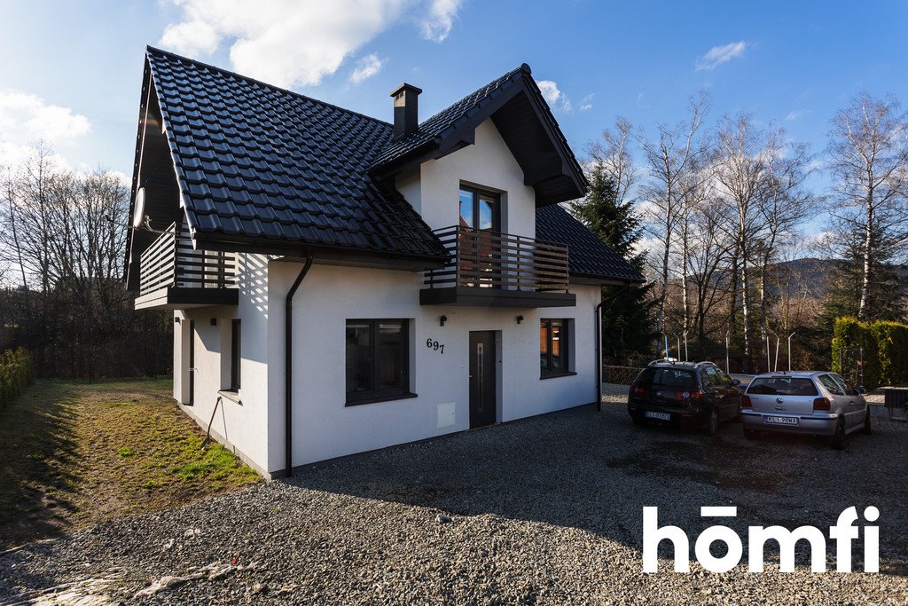 Gotowy dom 147 m2 z balkonami i ogrodem w Tymbarku Tymbark  147m2 Foto 1