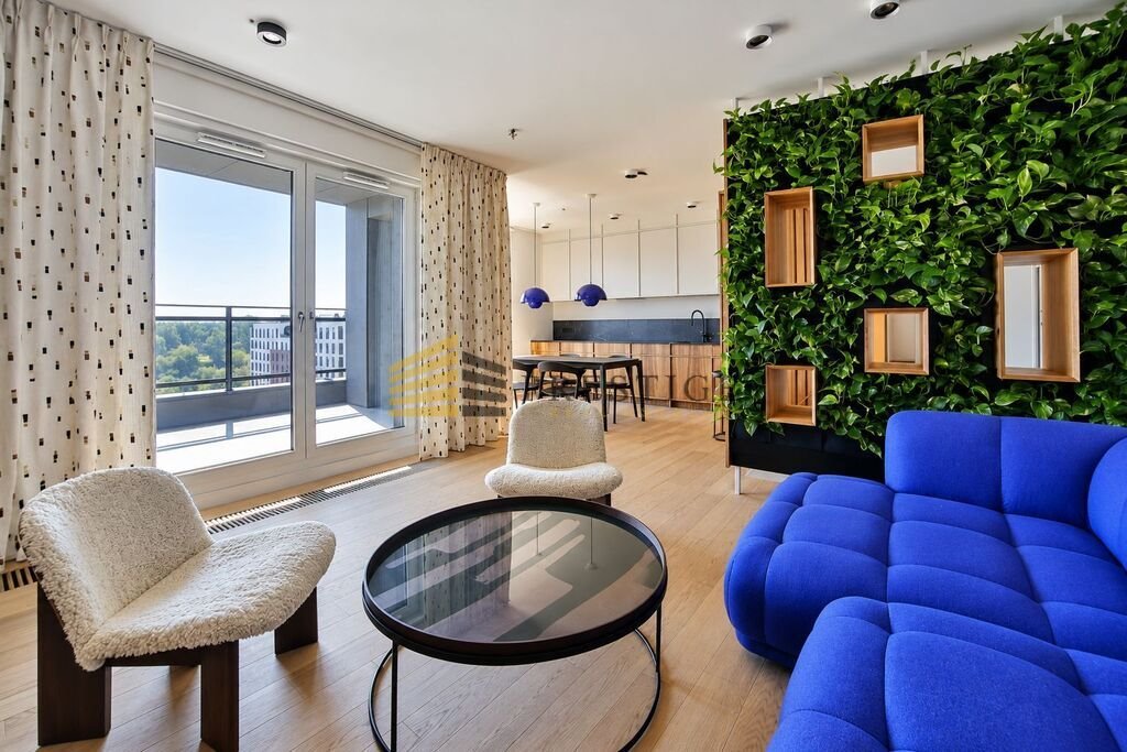 Na wynajem luksusowy penthouse 115 m² z tarasem i widokiem na Stadion Warszawa, Praga-Północ, Stefana Okrzei  115m2 Foto 1