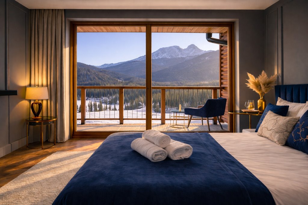 Nowoczesne mieszkanie z balkonem i dostępem do strefy wellness Kościelisko  23m2 Foto 1