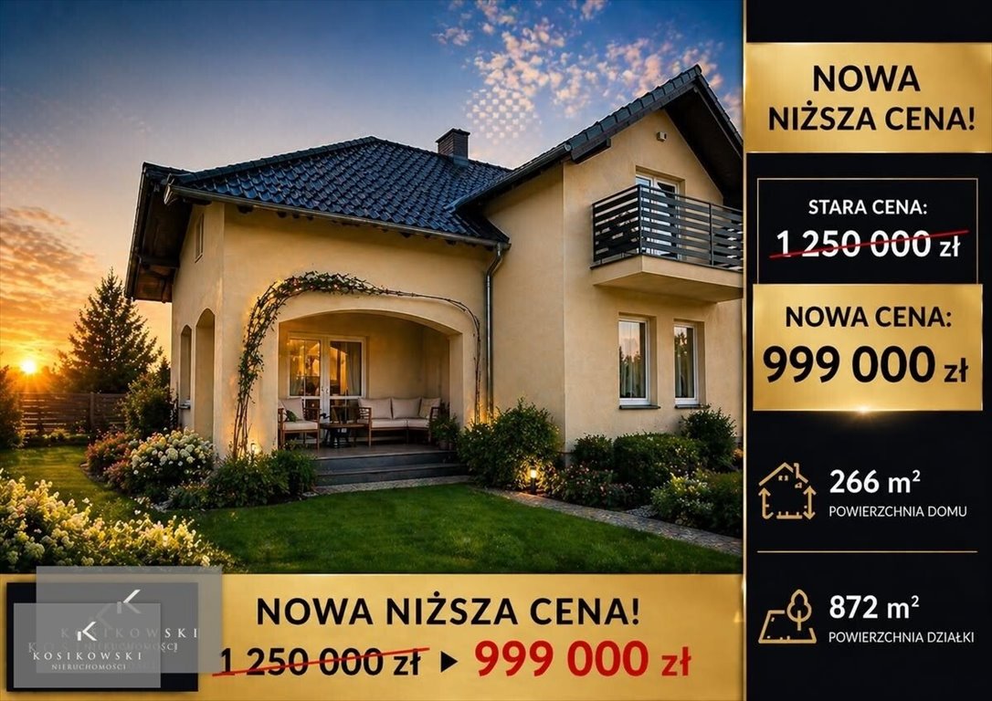 Nowoczesny dom z 6 sypialniami i ogrodem w Namysłowie Namysłów, Namysłów  267m2 Foto 1