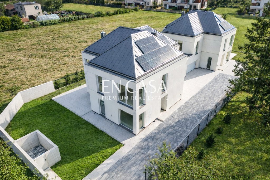 Nowoczesny bliźniak 260 m2 z garażem i panoramicznymi oknami Warszawa, Wilanów, Zawady  260m2 Foto 1