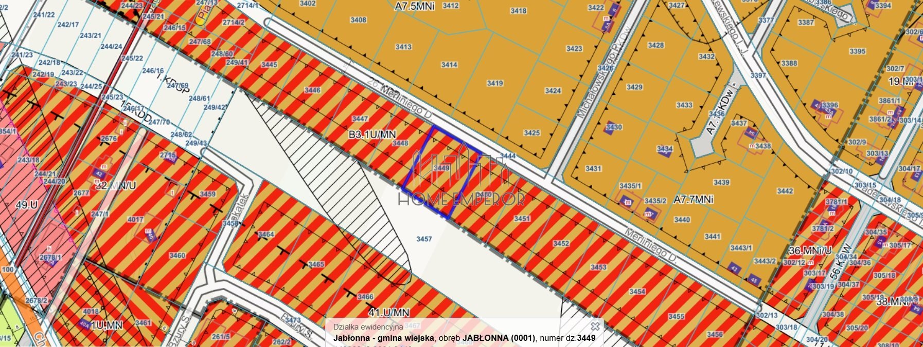 Działka budowlana na sprzedaż Jabłonna, Dominika Merliniego  1 430m2 Foto 1