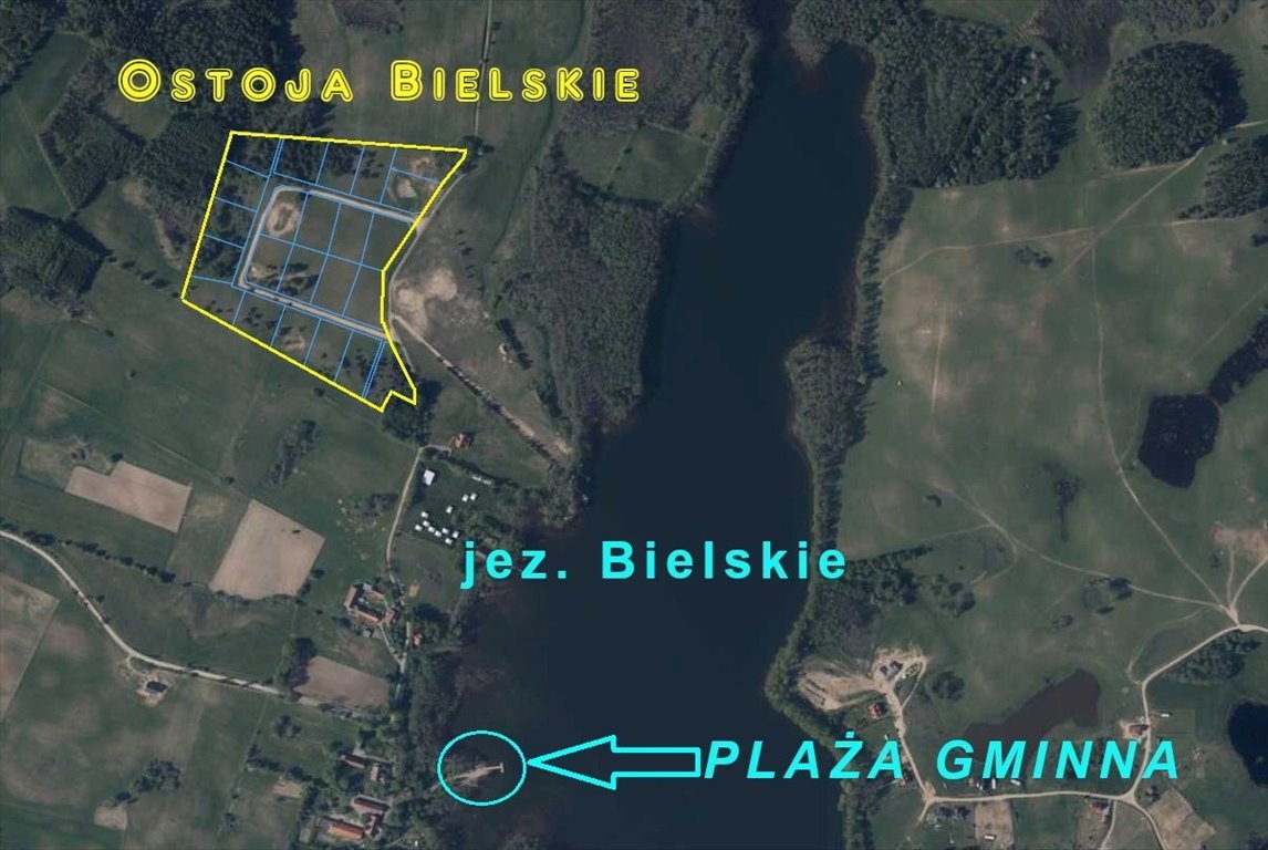 Działka budowlana na sprzedaż Bielskie, Bielskie  2 788m2 Foto 3