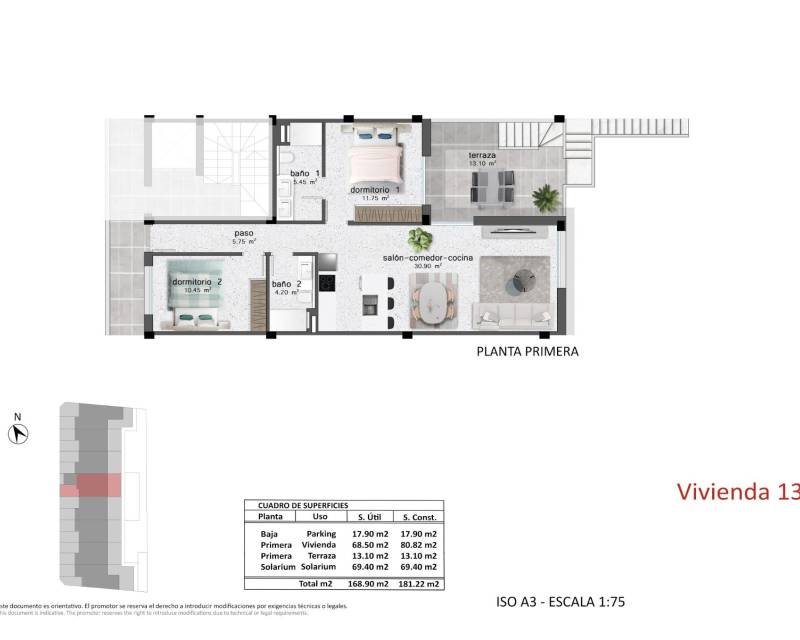 Dom na sprzedaż Hiszpania, Pilar de la Horadada, Hiszpania, Polígono Industrial Zona Raimundo Bened  88m2 Foto 18