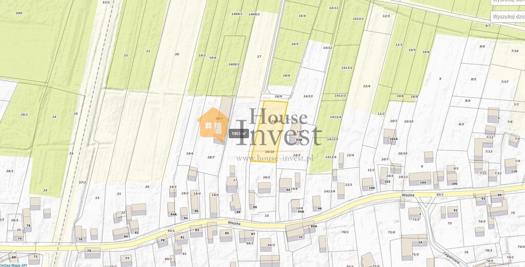 Działka budowlana na sprzedaż Rzeszotary, Wiejska  1 954m2 Foto 1