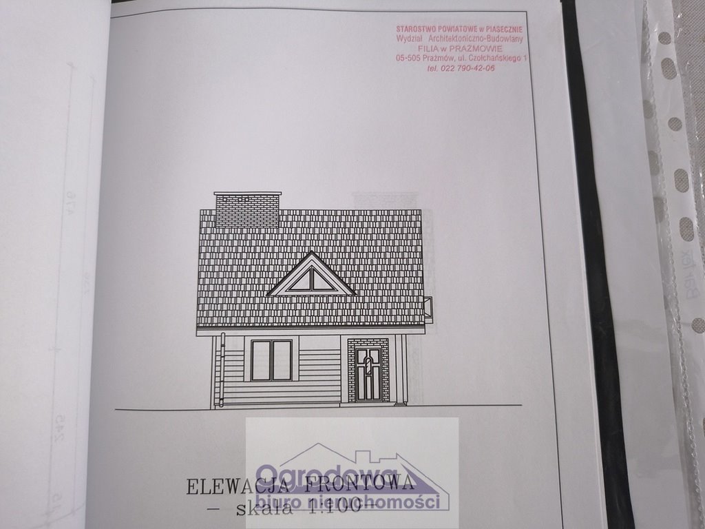 Działka pod dom z pozwoleniem, las, cicha okolica Nowy Prażmów  1 079m2 Foto 1