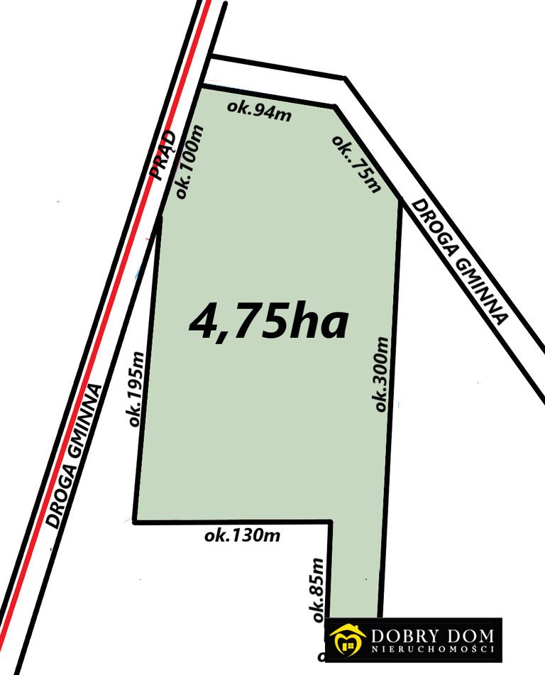 Do sprzedania atrakcyjna działka 47 509 m² pod inwestycję Studzianki  47 509m2 Foto 1