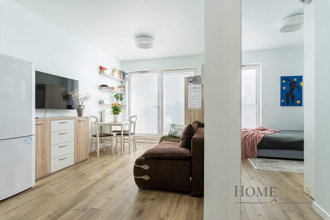 Jasne 2-pokojowe mieszkanie z balkonem, garażem i komórką Warszawa, Włochy, Krańcowa  32m2 Foto 1