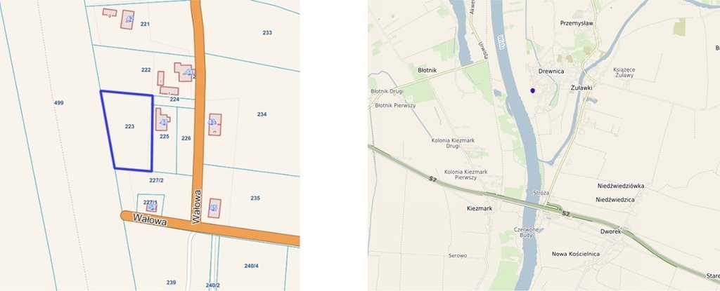 Zapraszam do zakupu działki 2000 m² w Drewnicy, teren pod zabudowę mieszkaniową Drewnica, Wałowa  2 000m2 Foto 1