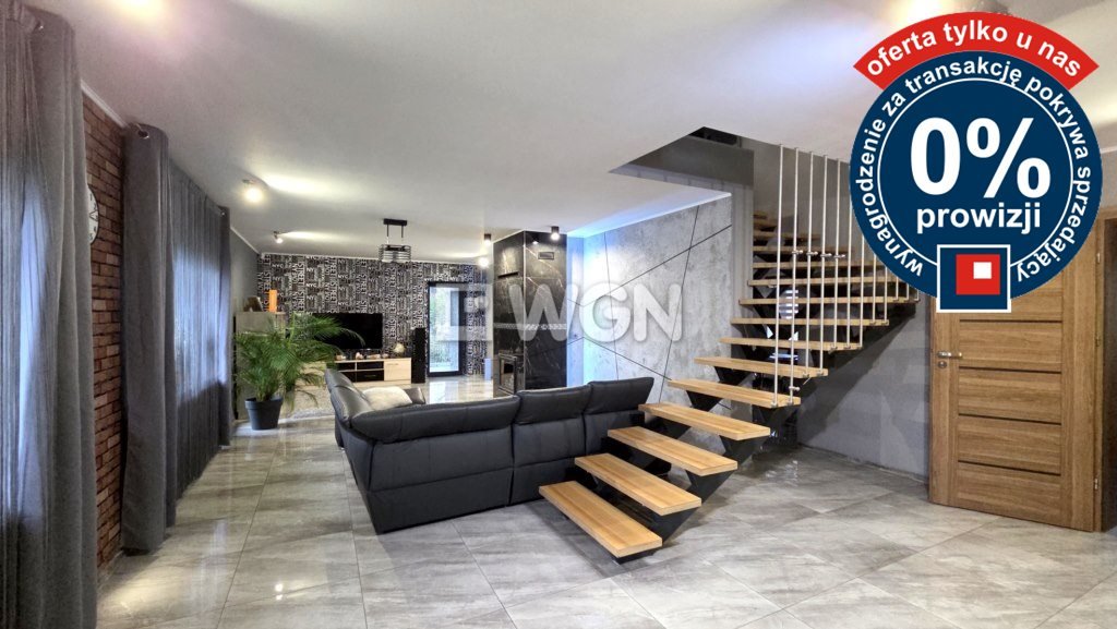 Przestronny dom 274 m² z garażem, sauną i tarasem Bartosze, Leśna  274m2 Foto 1