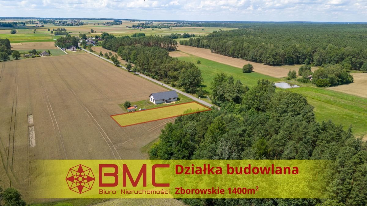 Działka budowlana na sprzedaż Zborowskie, Dolna  1 400m2 Foto 1