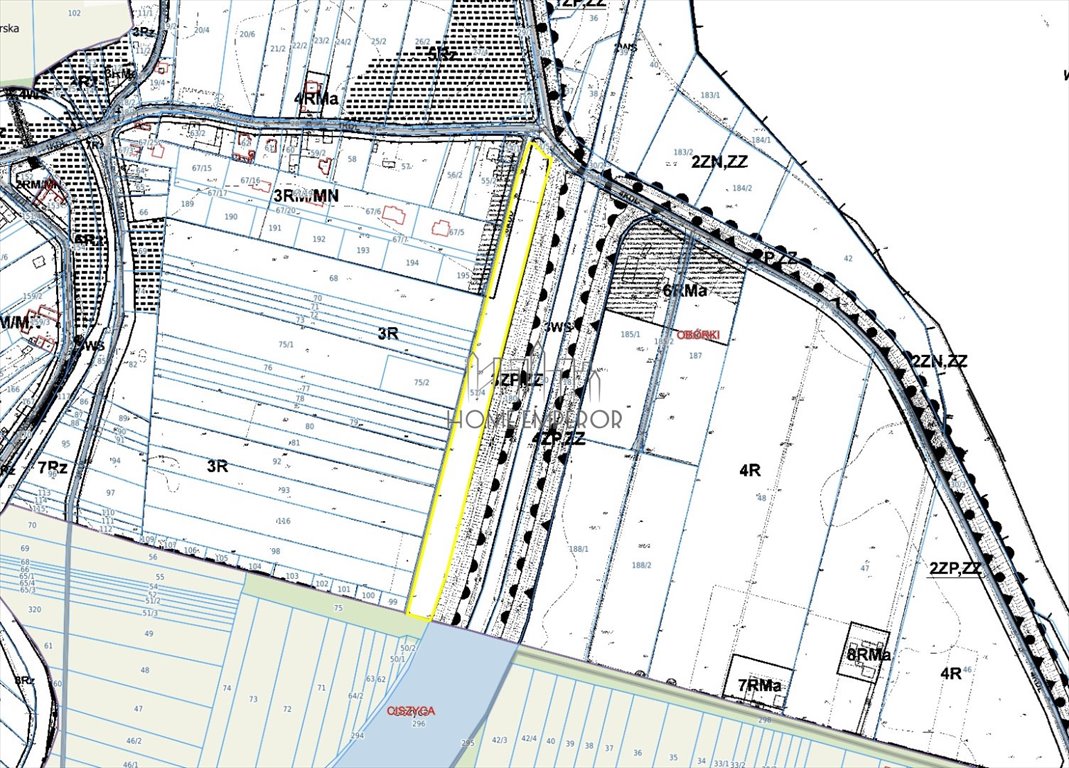 Działka rolna 15 600 m² z mediami, bez zabudowy Obórki  15 600m2 Foto 1