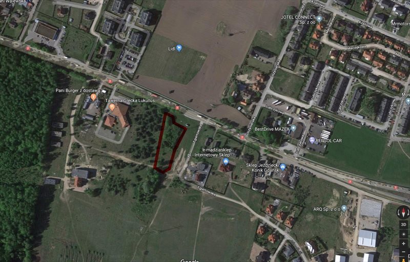 Działka inna pod dzierżawę Gdańsk, Kokoszki, Kartuska 2 970m2 Foto 1 Działka inna pod dzierżawę Gdańsk, Kokoszki, Kartuska 2 970m2 Foto 1