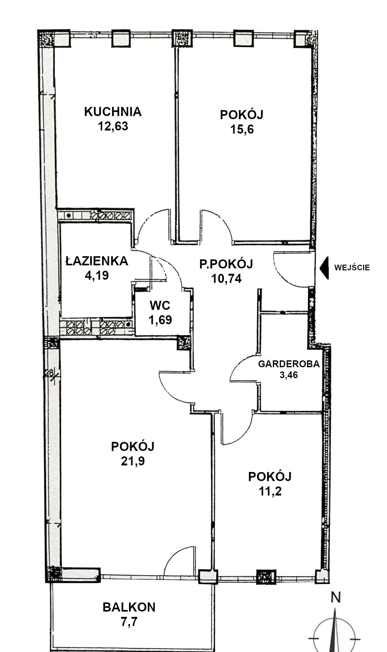 Mieszkanie trzypokojowe na sprzedaż Warszawa, Bielany, Chomiczówka, Renesansowa  82m2 Foto 20