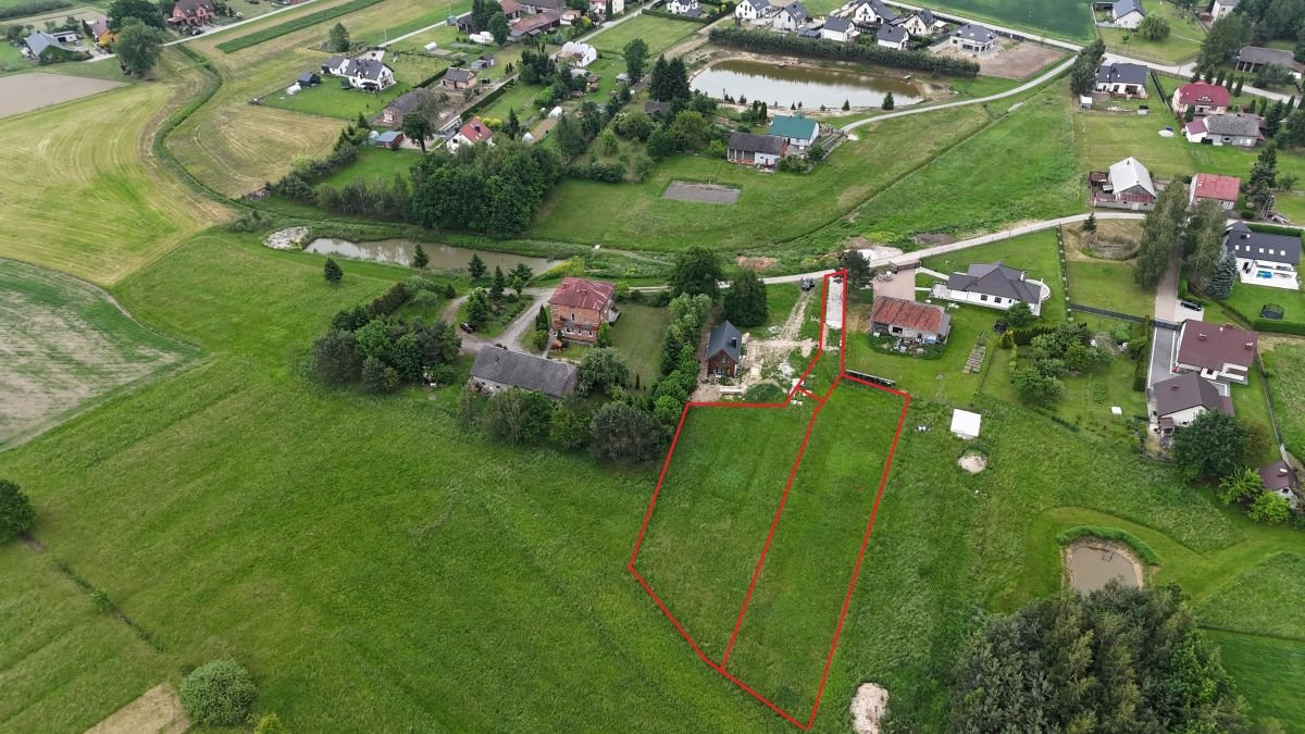 Działka budowlano-rolna z widokiem na las, media, 1258 m² Wola Batorska  1 258m2 Foto 1